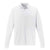 Core 365 Men's White Pinnacle Performance Long-Sleeve Pique Polo