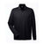 Core 365 Men's Black Pinnacle Performance Pique Long-Sleeve Polo with Pocket