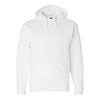 J. America Men's White Premium Hooded Sweatshirt