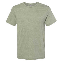 Jerzees Men's Military Green Snow Heather Jersey Crew T-Shirt