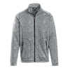 Landway Men's Heather Grey Summit Textured Knit Jacket