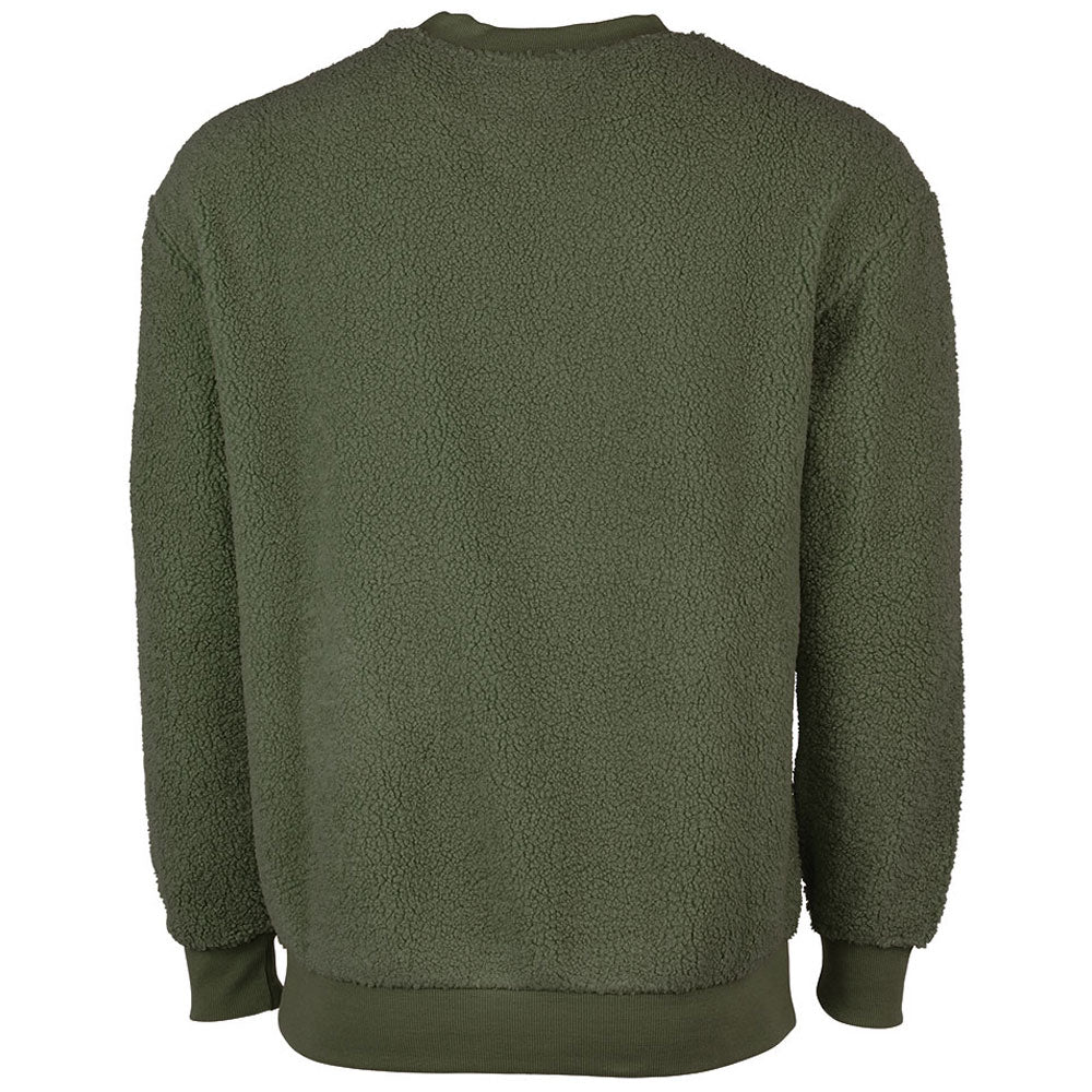 Charles River Unisex Olive Sherpa Crew