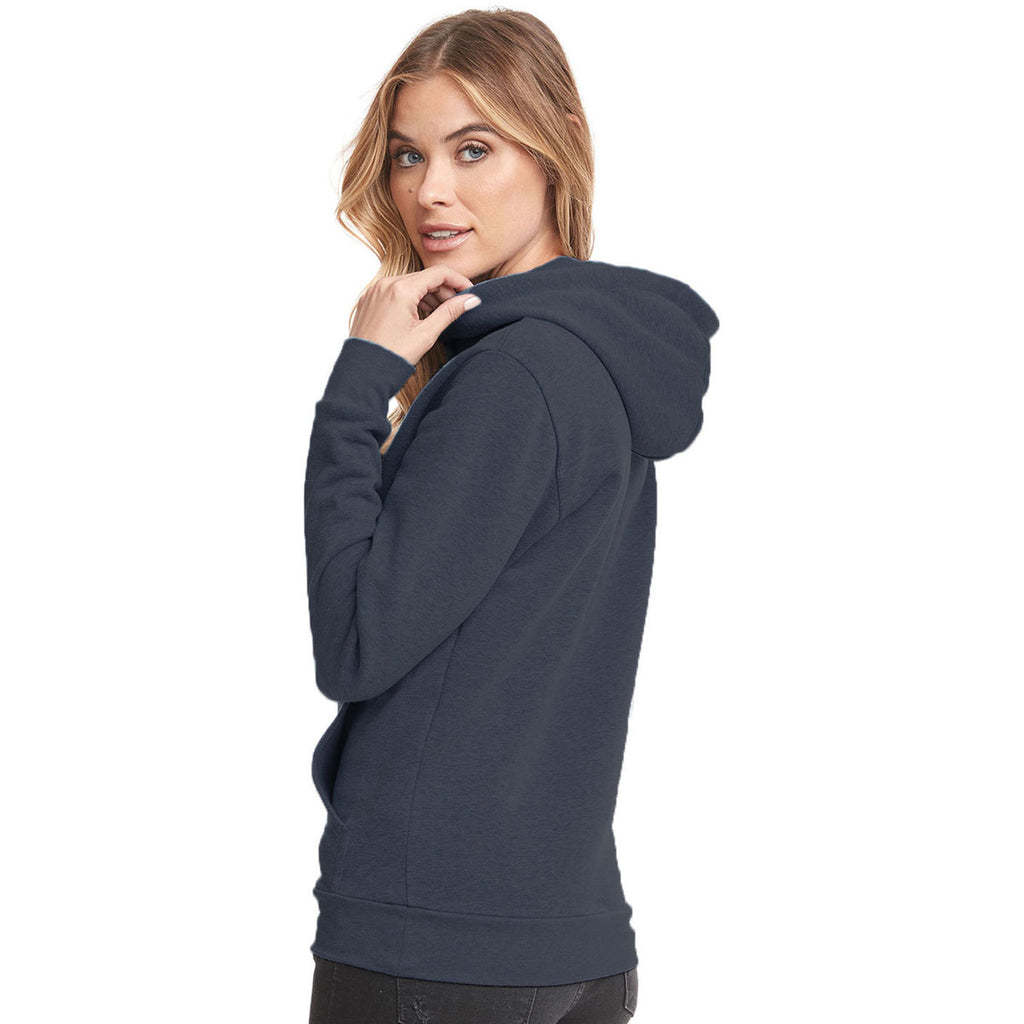 Next Level Unisex Heather Midnight Navy Classic PCH Pullover Hooded Sweatshirt