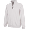 Charles River Unisex White Crosswind Quarter Zip Sweatshirt