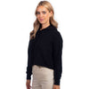 Next Level Women's Black Laguna Suede Hoodie