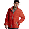 Charles River Men's Burnt Orange/Grey Lithium Quilted Jacket