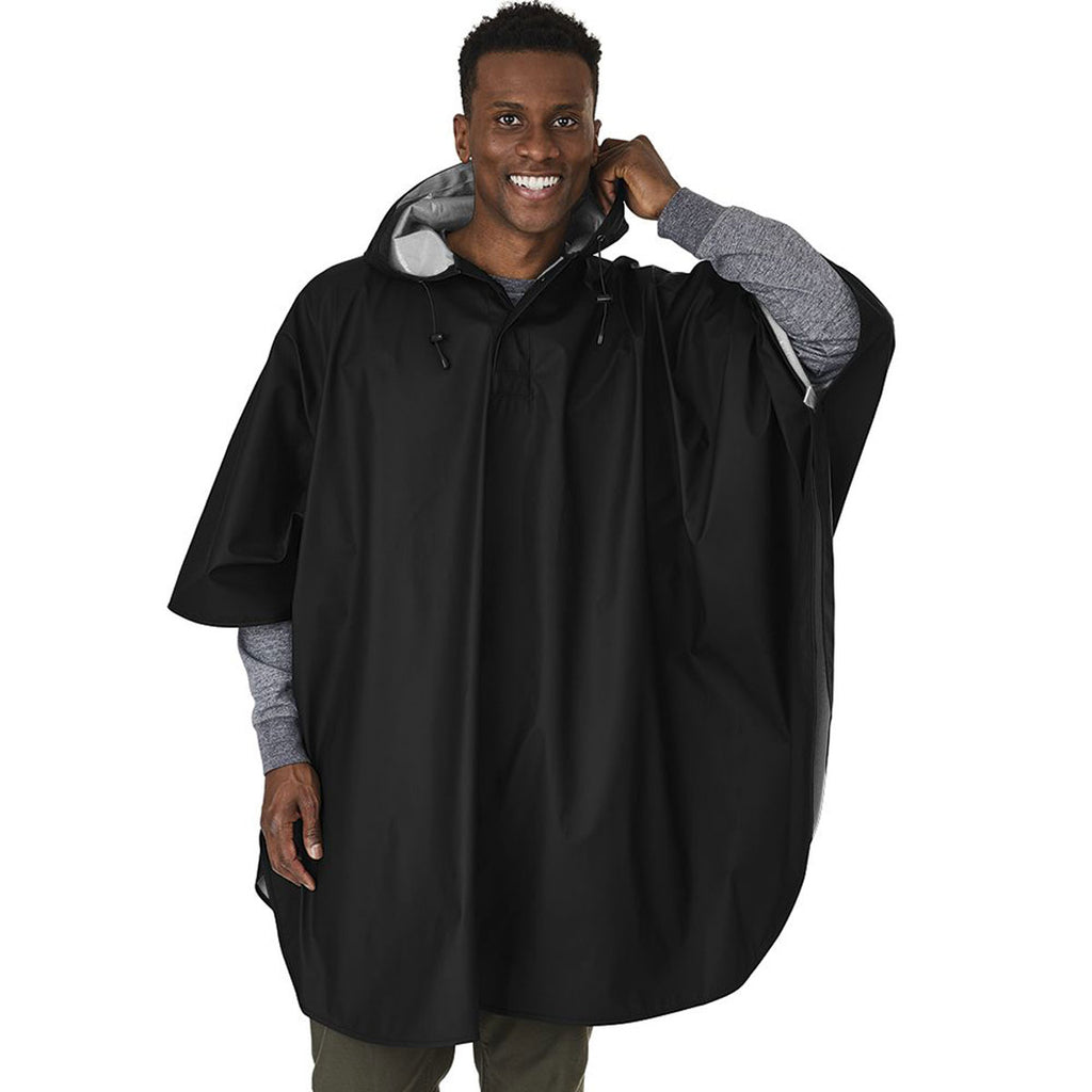 Charles River Men's Black Pacific Poncho