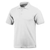 BAW Men's White Classic Pique Polo