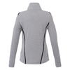 Elevate Women's Heather Grey/Black Dege Eco Knit Half Zip