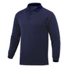 BAW Men's Royal Classic Long Sleeve Pique Polo