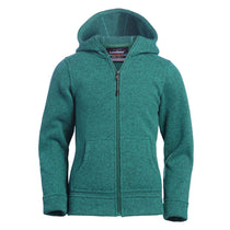 Landway Girl's Heather Teal Ashton Sweater-Knit Fleece