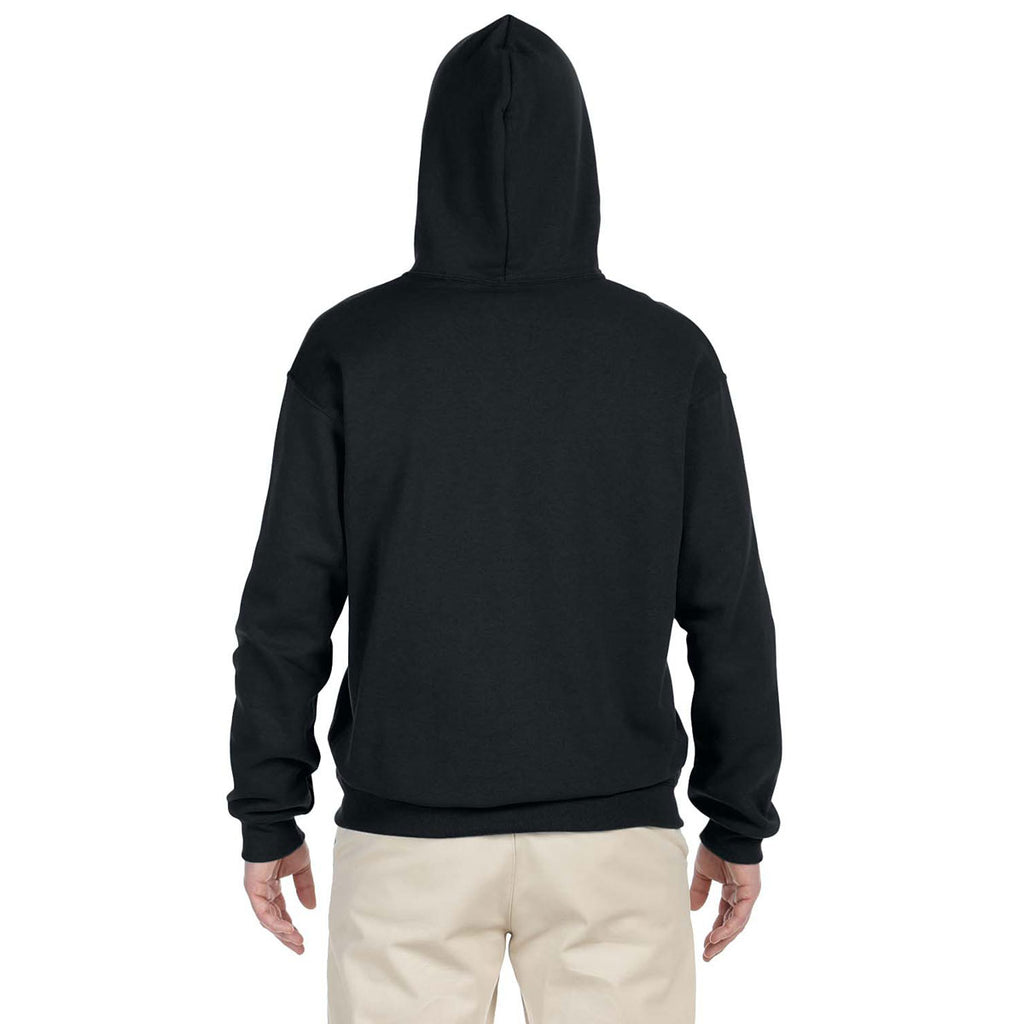 Jerzees Men's Black 8 Oz. Nublend Fleece Pullover Hood