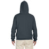 Jerzees Men's Black Heather 8 Oz. Nublend Fleece Pullover Hood