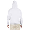 Jerzees Men's White 8 Oz. Nublend Fleece Pullover Hood