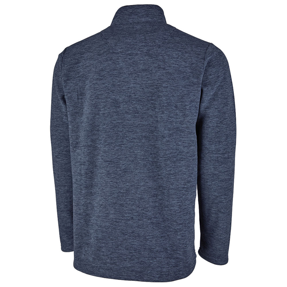 Charles River Men's Navy Heather Freeport Microfleece Pullover