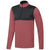 adidas Golf Men's Power Red Heather/Carbon Lightweight UPF Pullover