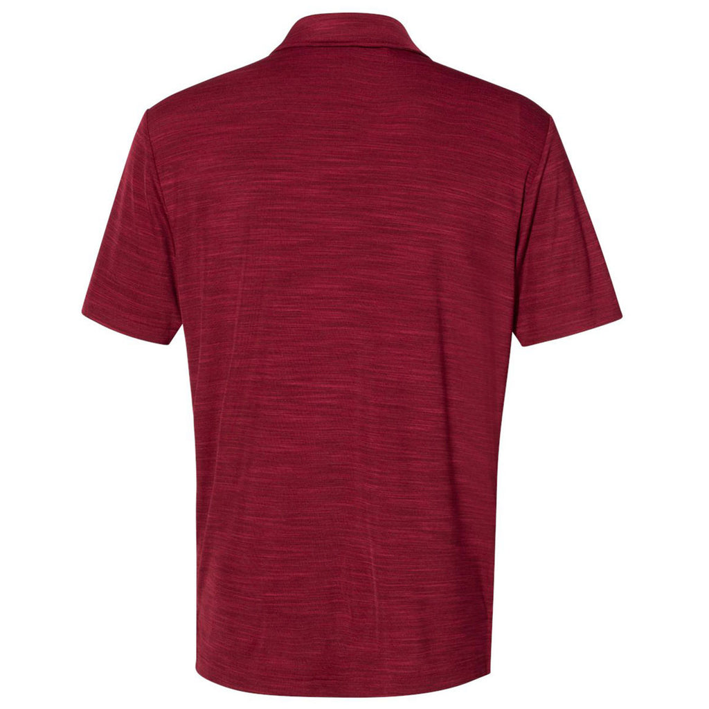 adidas Men's Collegiate Burgundy Melange Sport Polo