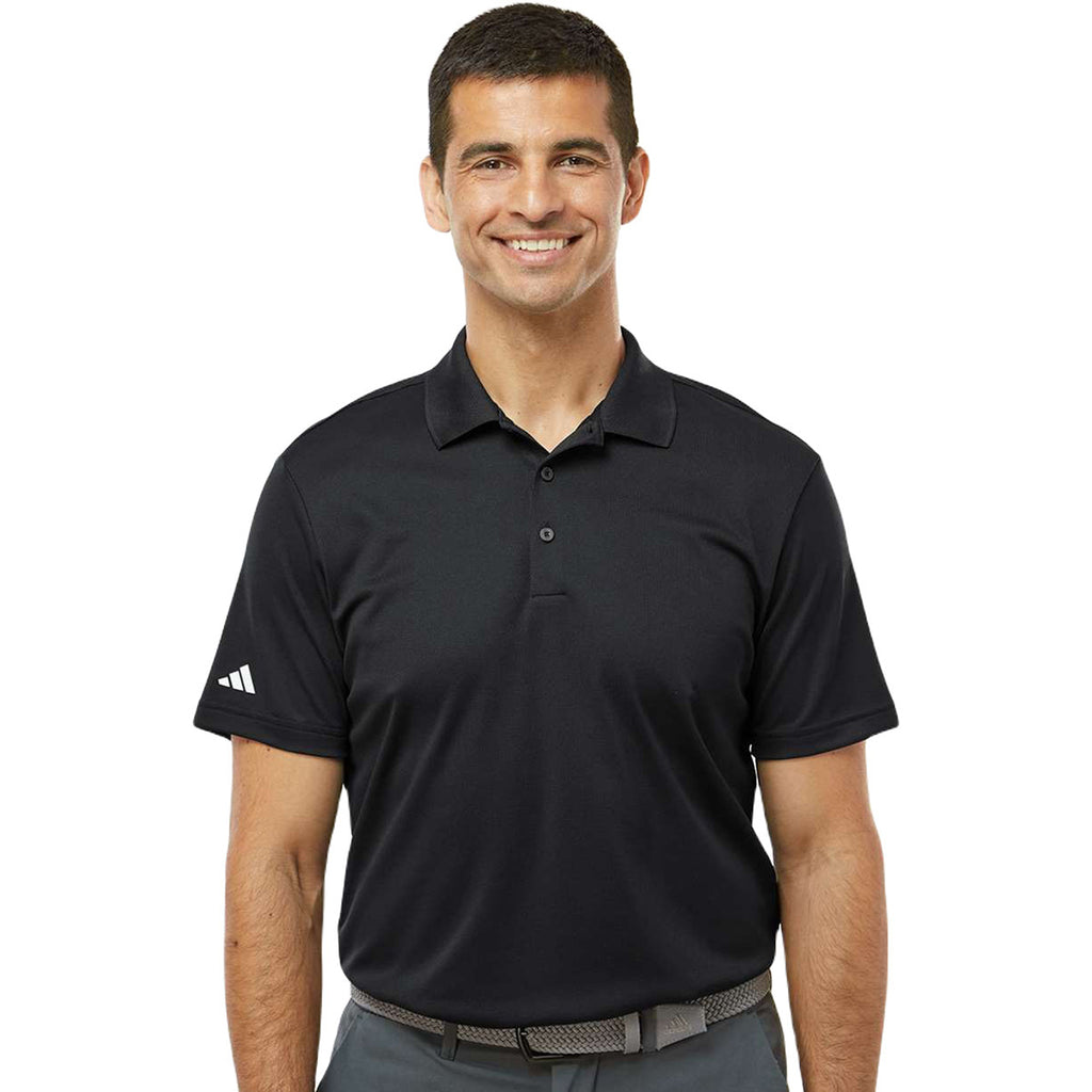 Adidas Men's Black Basic Sport Polo