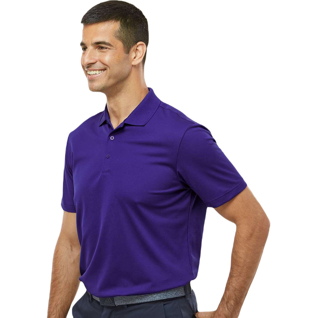 Adidas Men's Collegiate Purple Basic Sport Polo