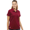 Adidas Women's Collegiate Burgundy Basic Sport Polo