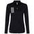 adidas Women's Black/Grey Two 3-Stripes Double Knit Full-Zip