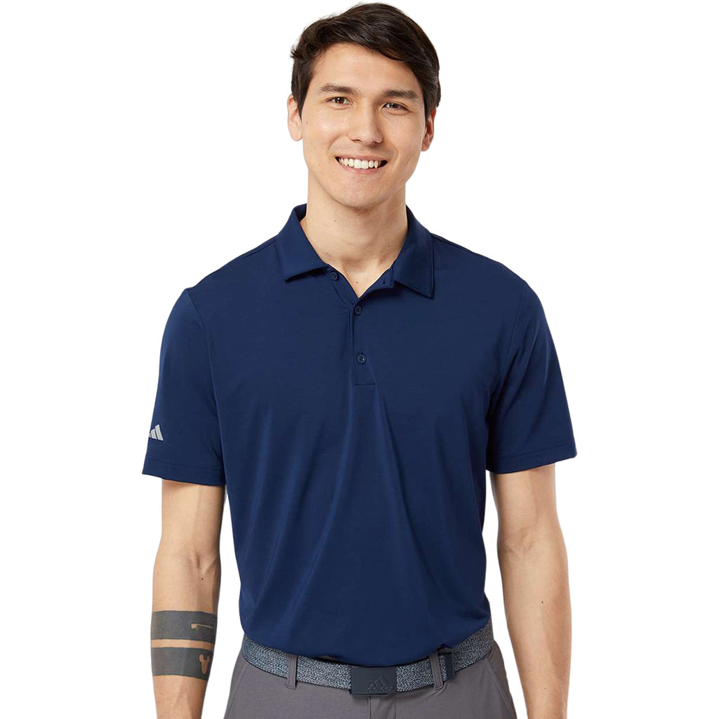 Adidas Men's Team Navy Blue Ultimate Solid Polo