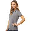 Adidas Women's Grey Three Ultimate Solid Polo