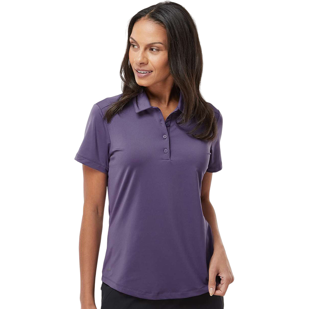 Adidas Women's Tech Purple Ultimate Solid Polo