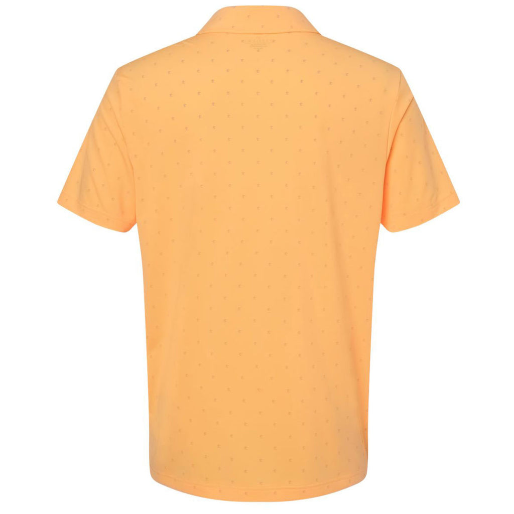 adidas Men's Acid Orange/Grey Two Pine Tree Polo