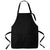 Port Authority Black Medium-Length Two-Pocket Bib Apron