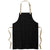 Port Authority Black/Stone Canvas Full-Length Two-Pocket Apron