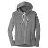 Alternative Apparel Women's Eco Grey Eco-Jersey Cool-Down Zip Hoodie