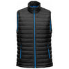 Stormtech Men's Black/Azure Blue Stavanger Thermal Vest