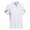 Expert Men's White/Steel Camp Polo