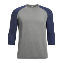Expert Men's Steel/Navy 3/4 Raglan Sleeve Outfitter Crew
