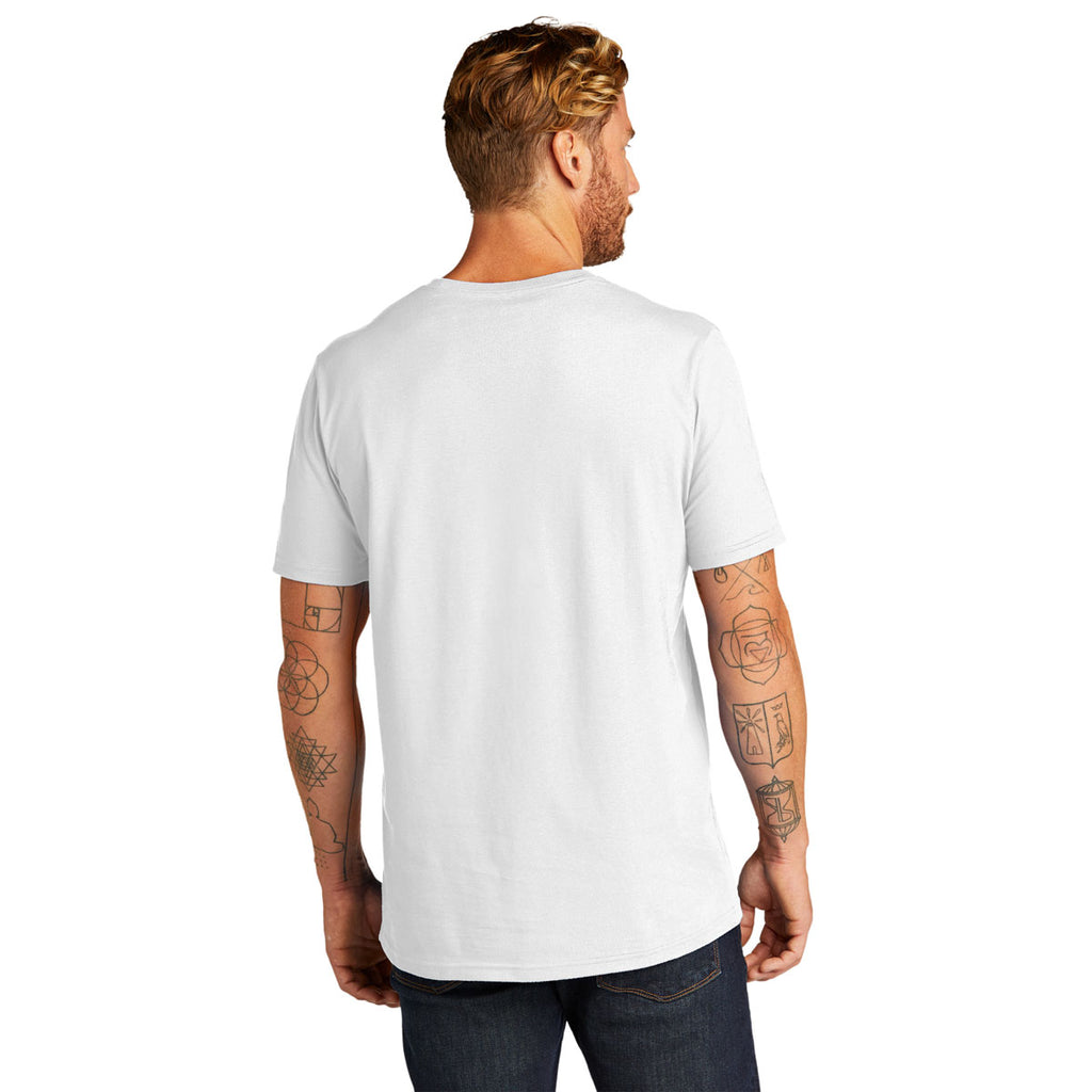 Allmade Unisex Bright White Organic Cotton Tee