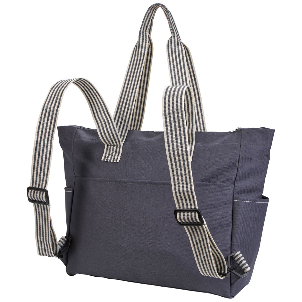 Atchison Grey Stripe Diaper Tote-Pack