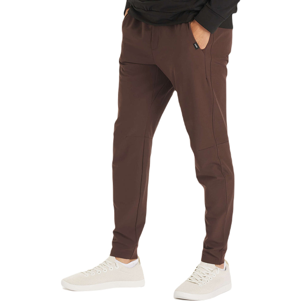 UNRL Men's Dark Walnut Performance Pant