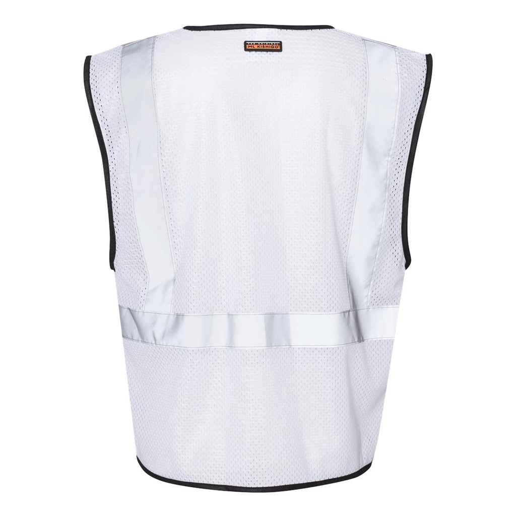 ML Kishigo Men's White Enhanced Visibility Non-ANSI Vest