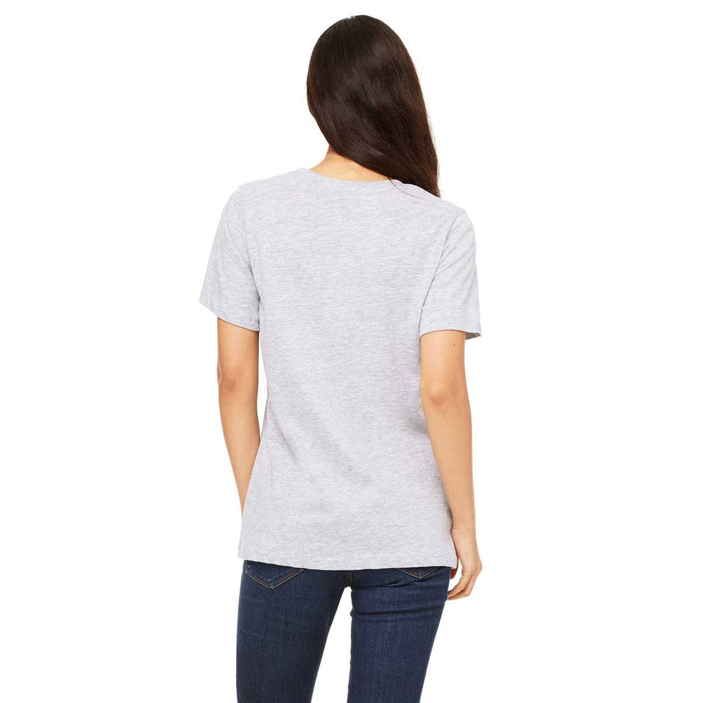 Bella + Canvas Women's Athletic Heather Relaxed Jersey Short-Sleeve T-Shirt