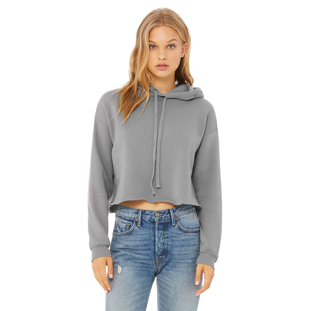 Bella + Canvas Women's Storm Cropped Fleece Hoodie