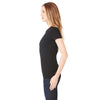 Bella + Canvas Women's Solid Black Triblend Short-Sleeve T-Shirt