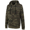 Burnside Men's Green Camo French Terry Full-Zip Hooded Sweatshirt