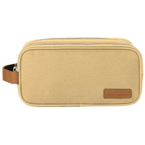Brooks Brothers Ledger Khaki Wells Dopp Kit