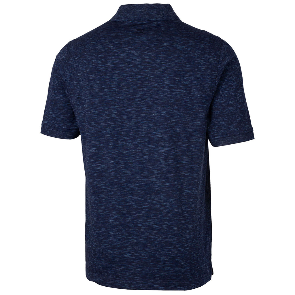 Cutter & Buck Men's Dark Liberty Navy Tall DryTec Advantage Space Dye Polo