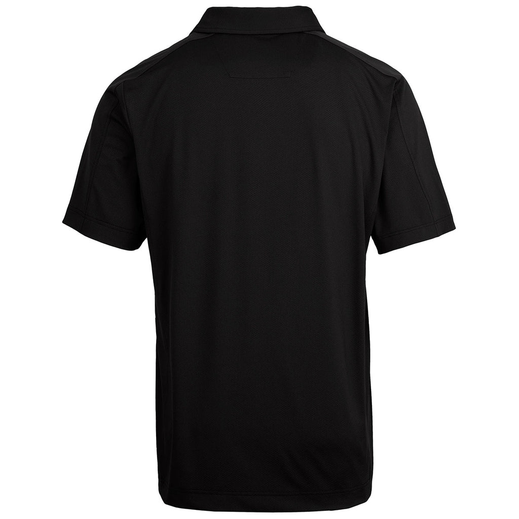 Cutter & Buck Men's Black Tall Prospect Polo