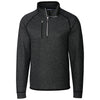 Cutter & Buck Men's Charcoal Heather Tall Mainsail Half Zip