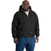 Berne Men's Black Heartland Washed Duck Hooded Jacket