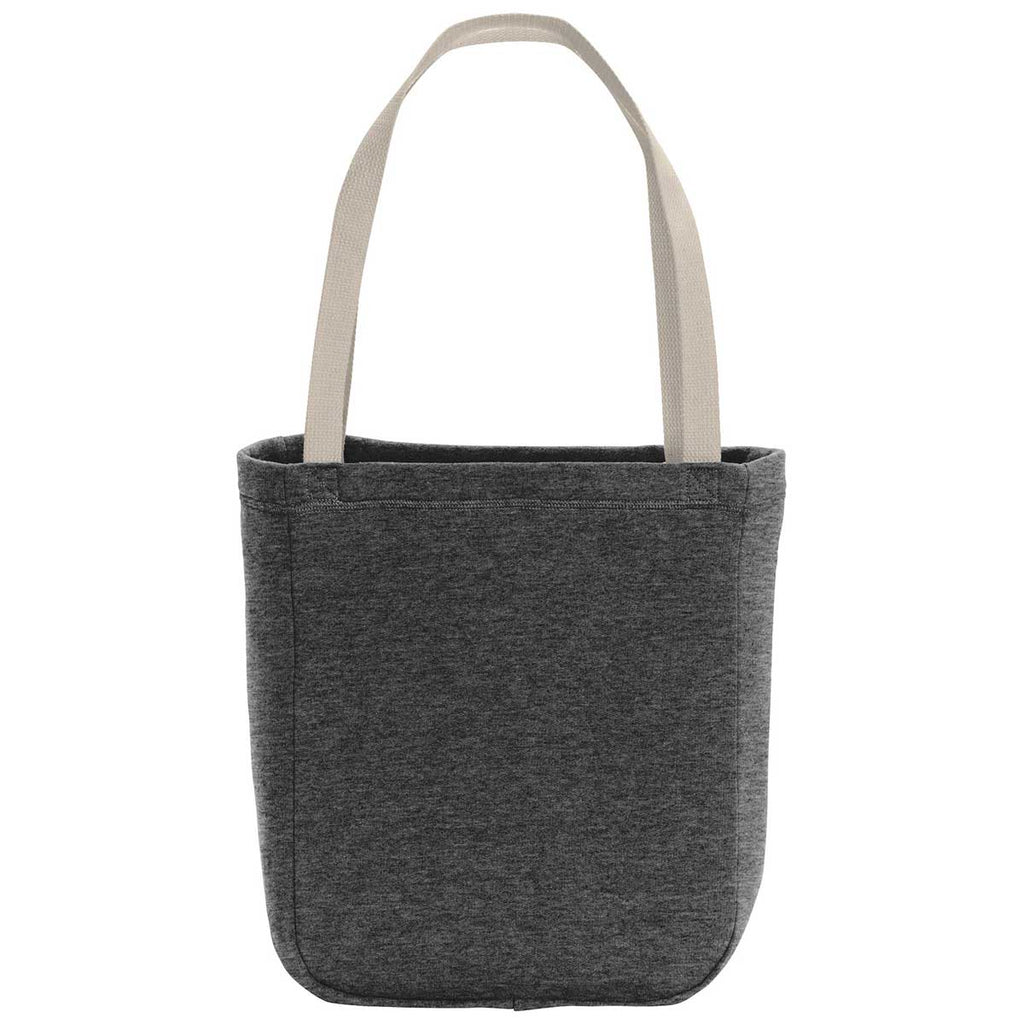 Port Authority Dark Heather Grey Core Sweatshirt Tote