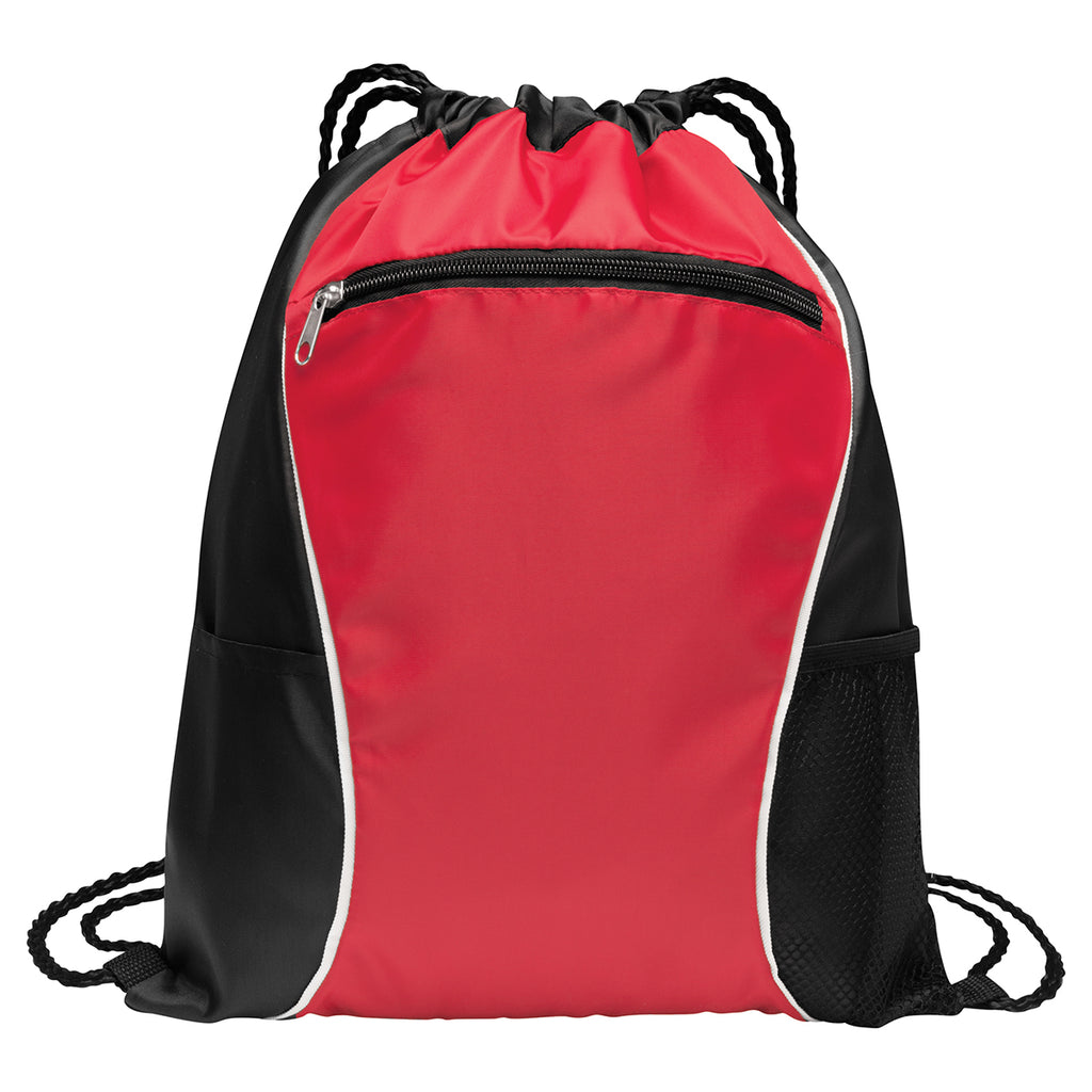 Port Authority True Red Fast Break Cinch Pack